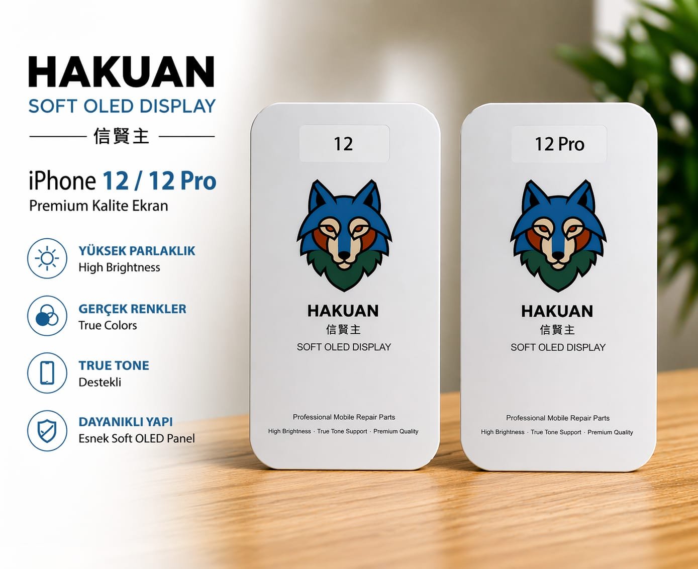 Hakuan 12/12Pro Tak Çalıştır Ekran