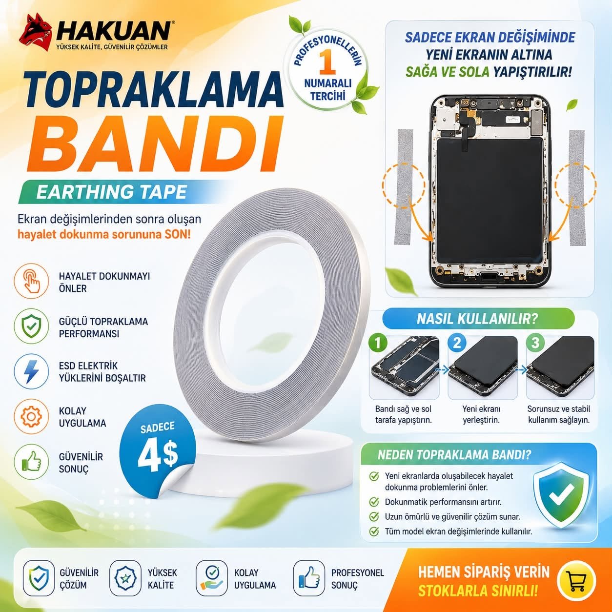 Çift Taraflı İletken Bant